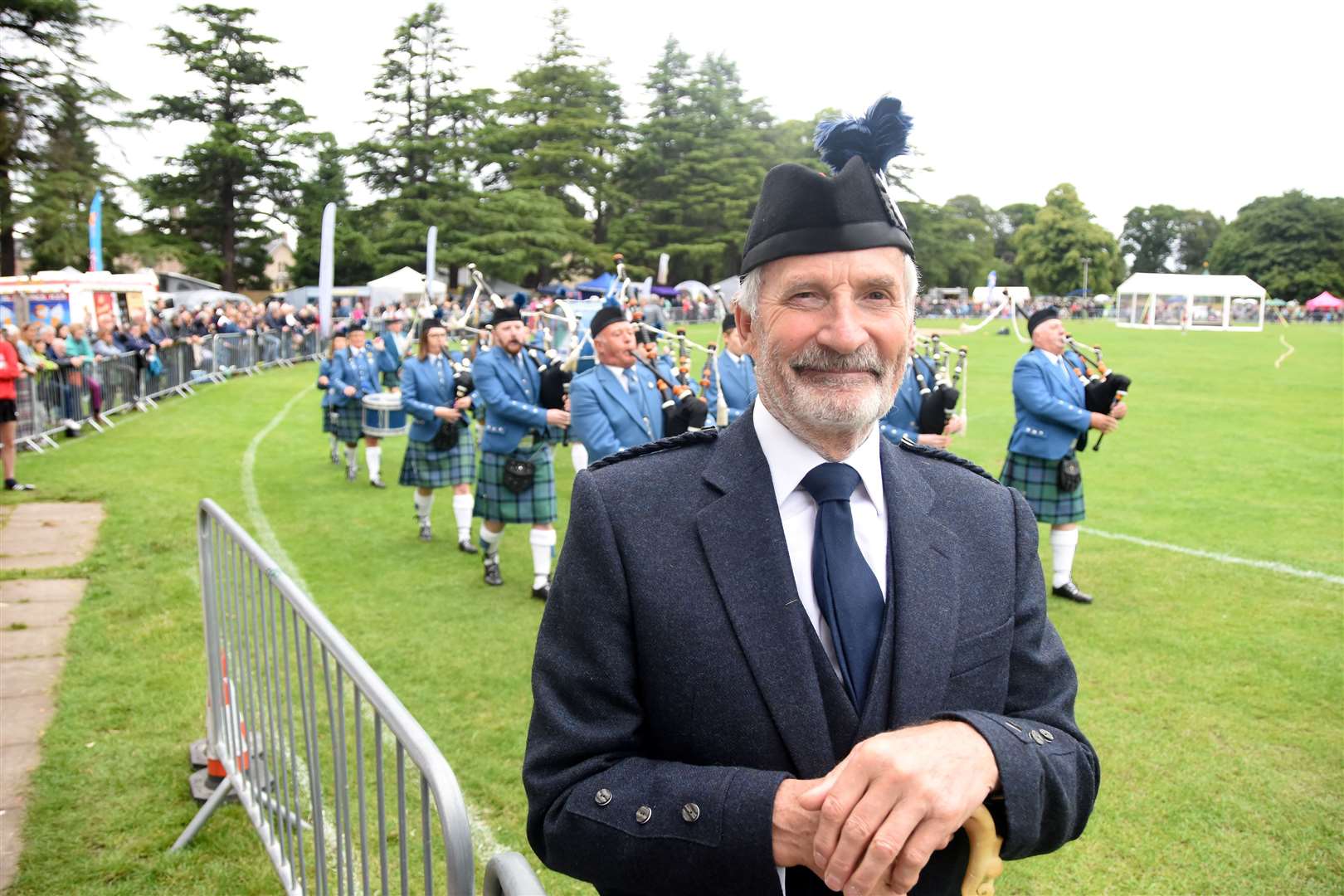 John was Chieftain of Forres Highland Games in 2019. Picture: Becky Saunderson