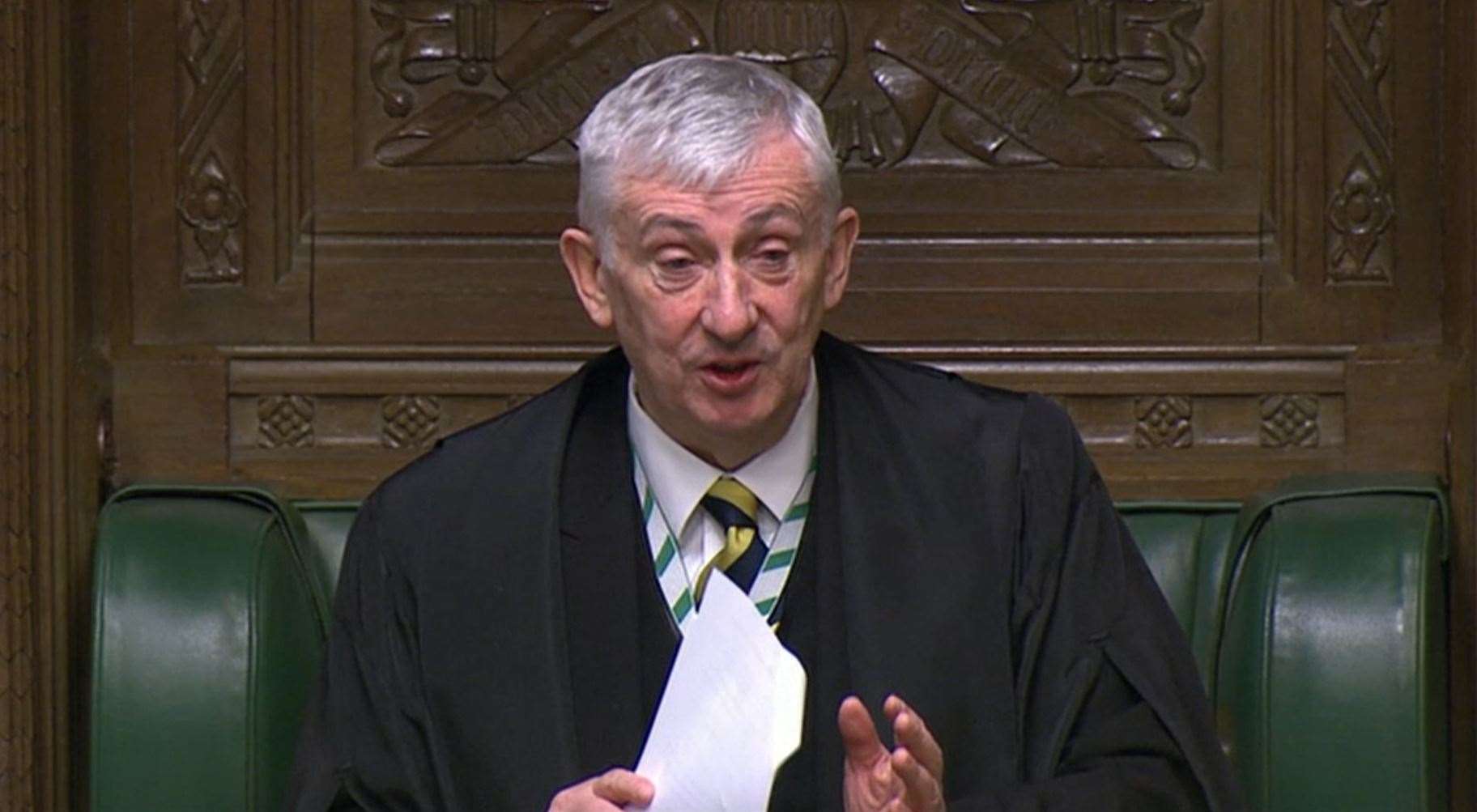 Speaker of the House of Commons Sir Lindsay Hoyle (PA)