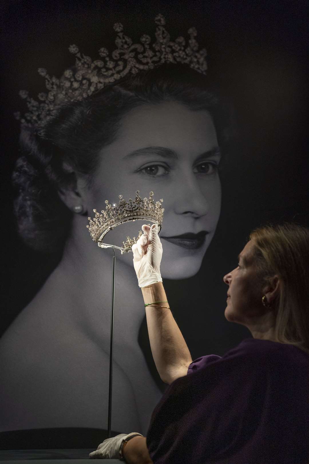 The Girls of Great Britain and Ireland Tiara is another piece of royal jewellery (Kirsty O’Connor/PA)
