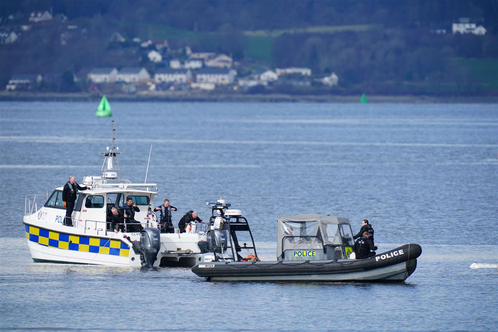 The search operation resumed again on Saturday (Jane Barlow/PA)