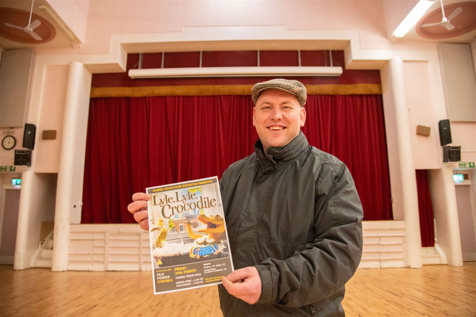 Shaun Moat hopes as many people as possible attend the film double bill at the town hall. Picture: Daniel Forsyth