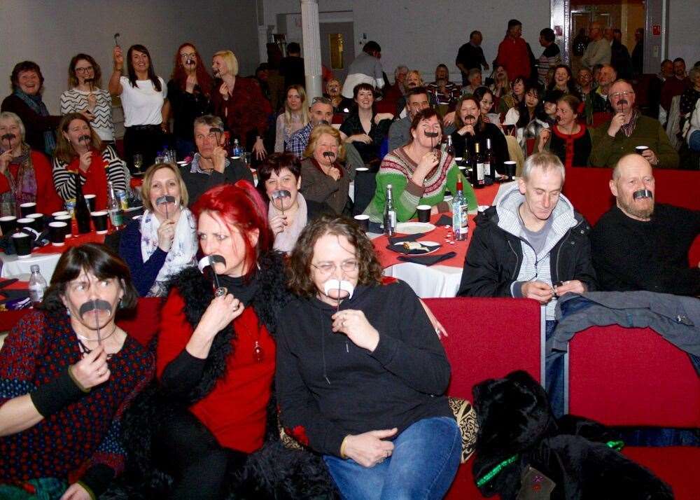 Some of the audience getting into the spirit of 'Bohemian Rhapsody'.