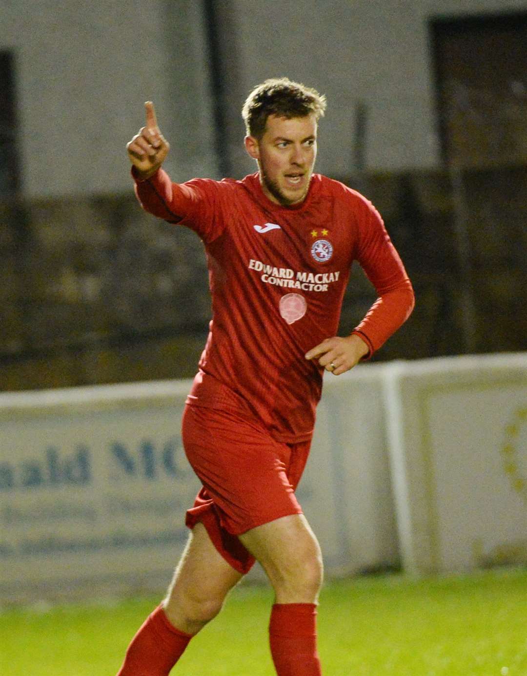 Martin MacLean grabbed Brora's winner to put Hearts out of the Scottish Cup. Picture: Gary Anthony.