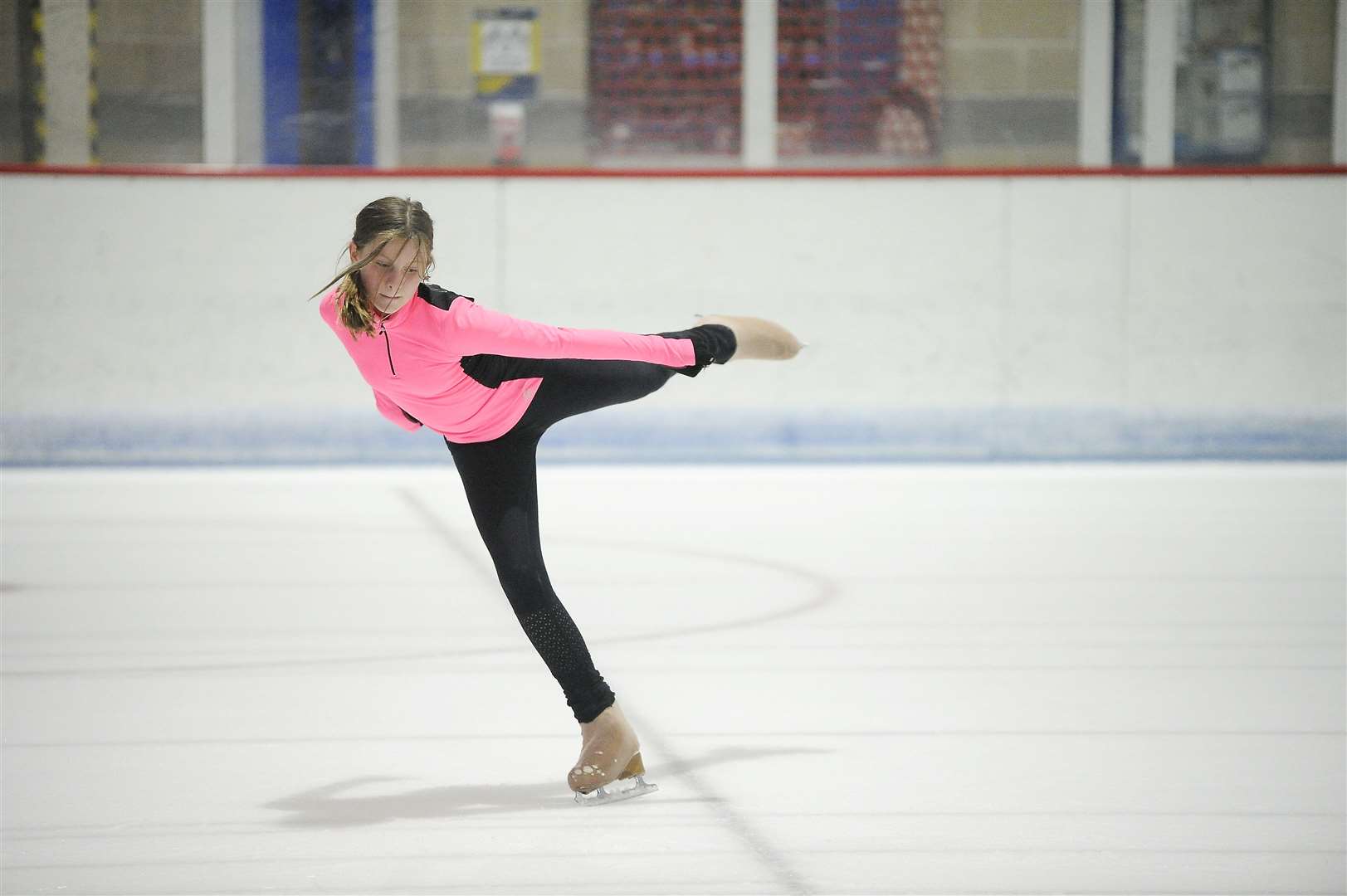 One of Moray Figure Skating Club's golden girls, Rachel Anderson. Picture: Becky Saunderson