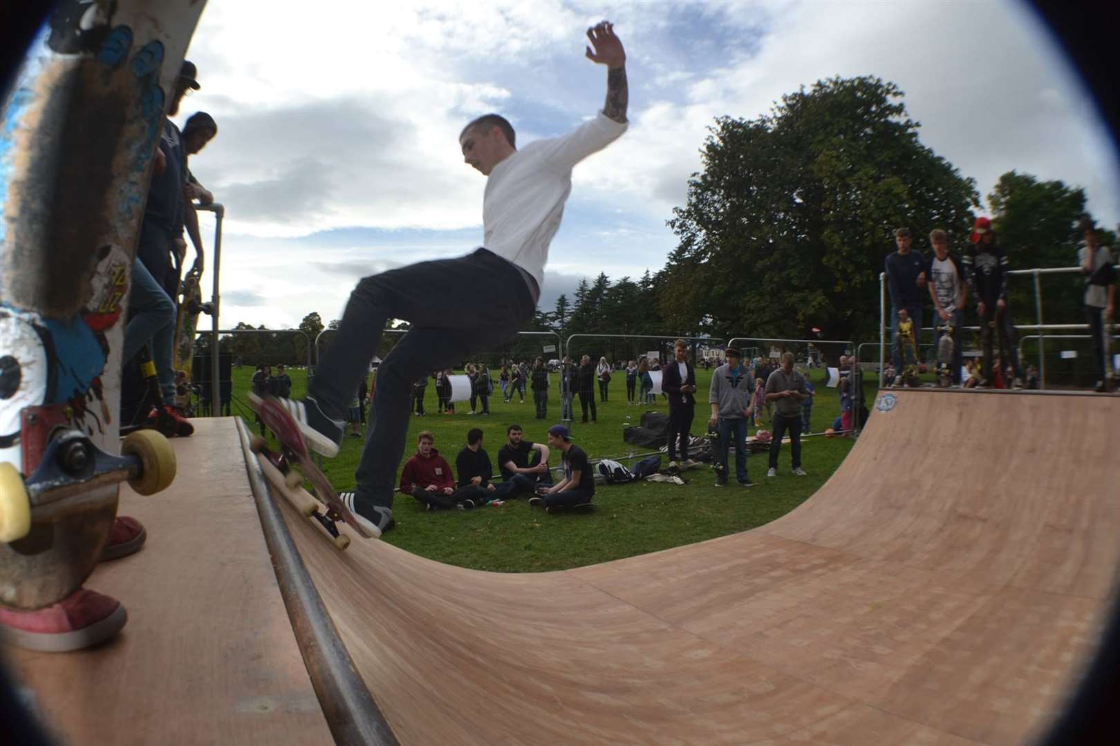Forres Culture Day Ramp Jam showcased the project at Grant Park in 2016 and was attended by a number of enthusiasts on both four wheels and two.