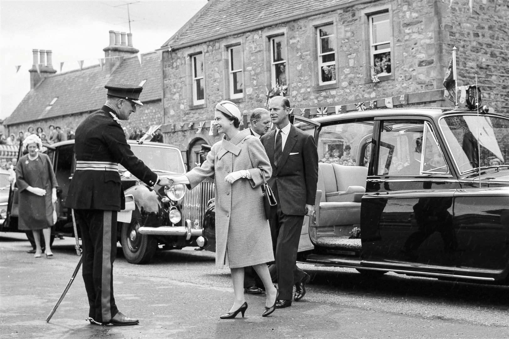 Arriving in Fochabers during August, 1961.