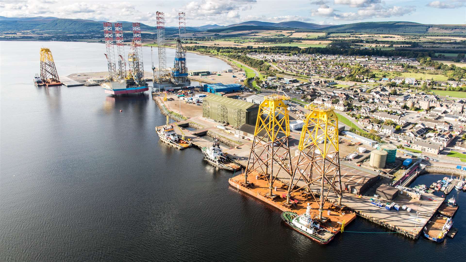 The Port of Cromarty Firth itself is an example of the blue economy's potential and diversity.
