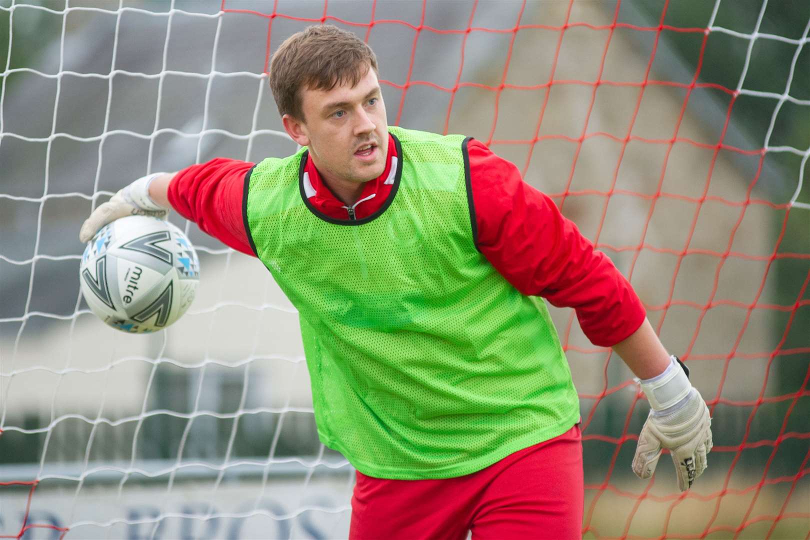 Dan Mcleod, goalkeeper for Forres Thistle. Picture: Daniel Forsyth..
