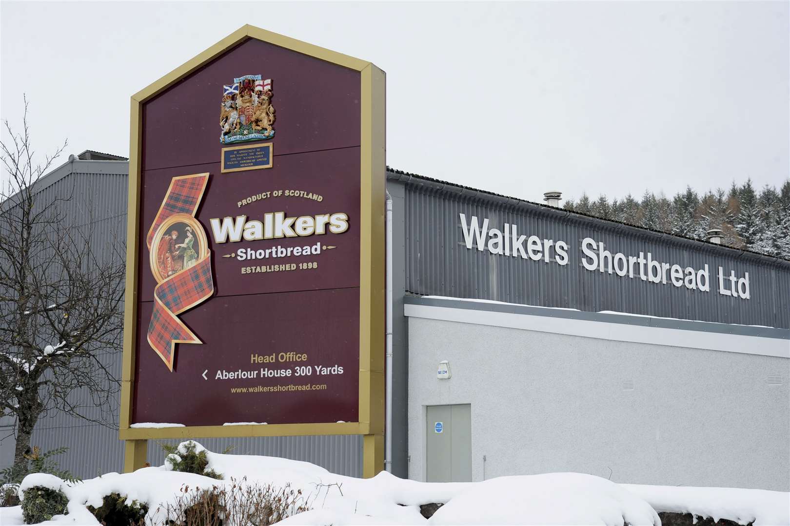 Walkers Shortbread factory in Aberlour. Picture: Daniel Forsyth.