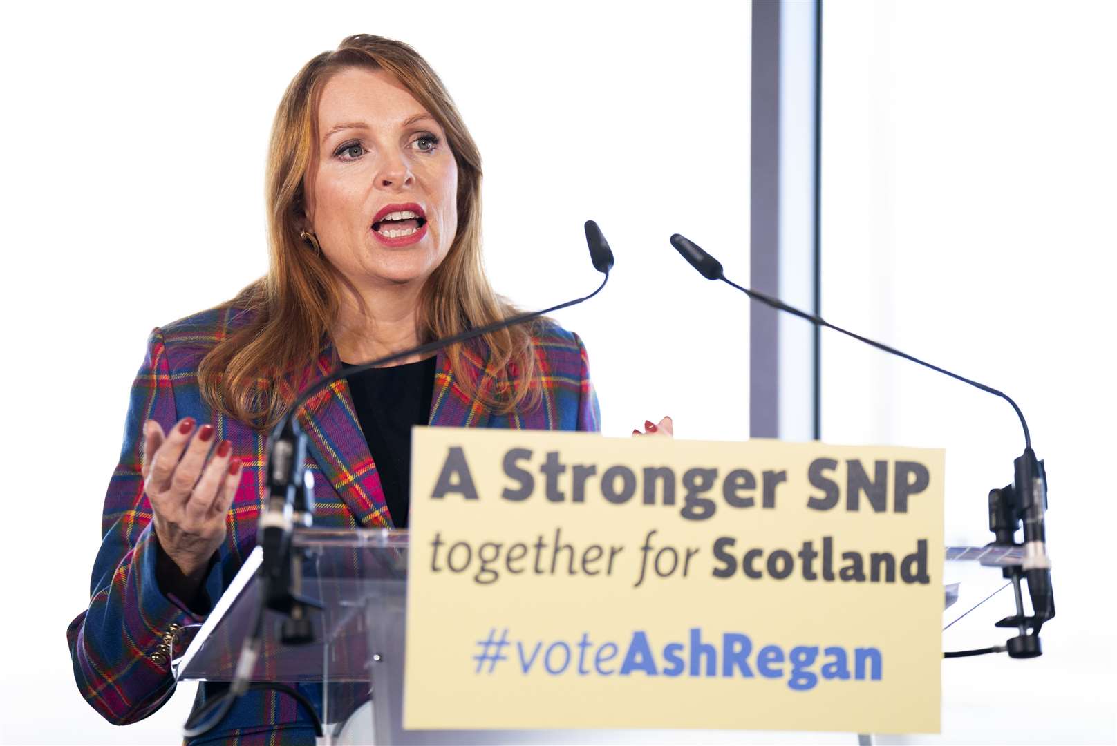 Ash Regan launched her campaign hours before nominations closed (Jane Barlow/PA)