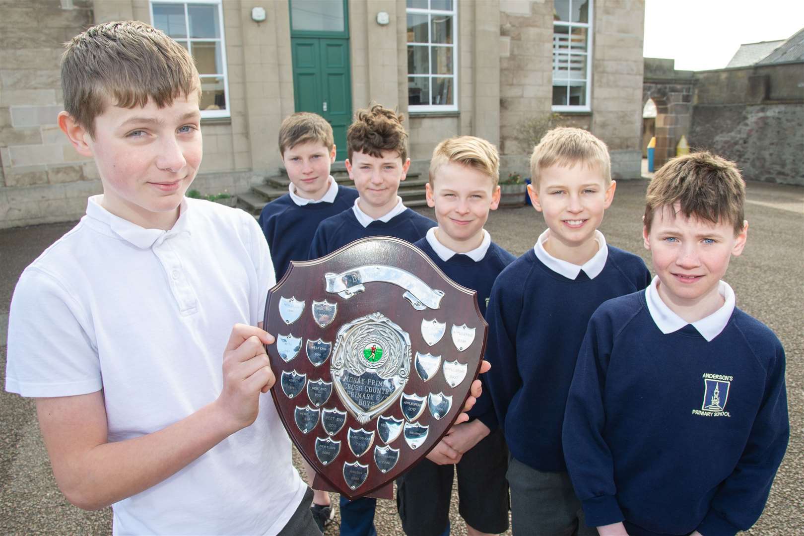 Anderson's P6/7 Boys came 1st in the Moray Schools Cross Country event and 2nd in the North of Scotland Schools.