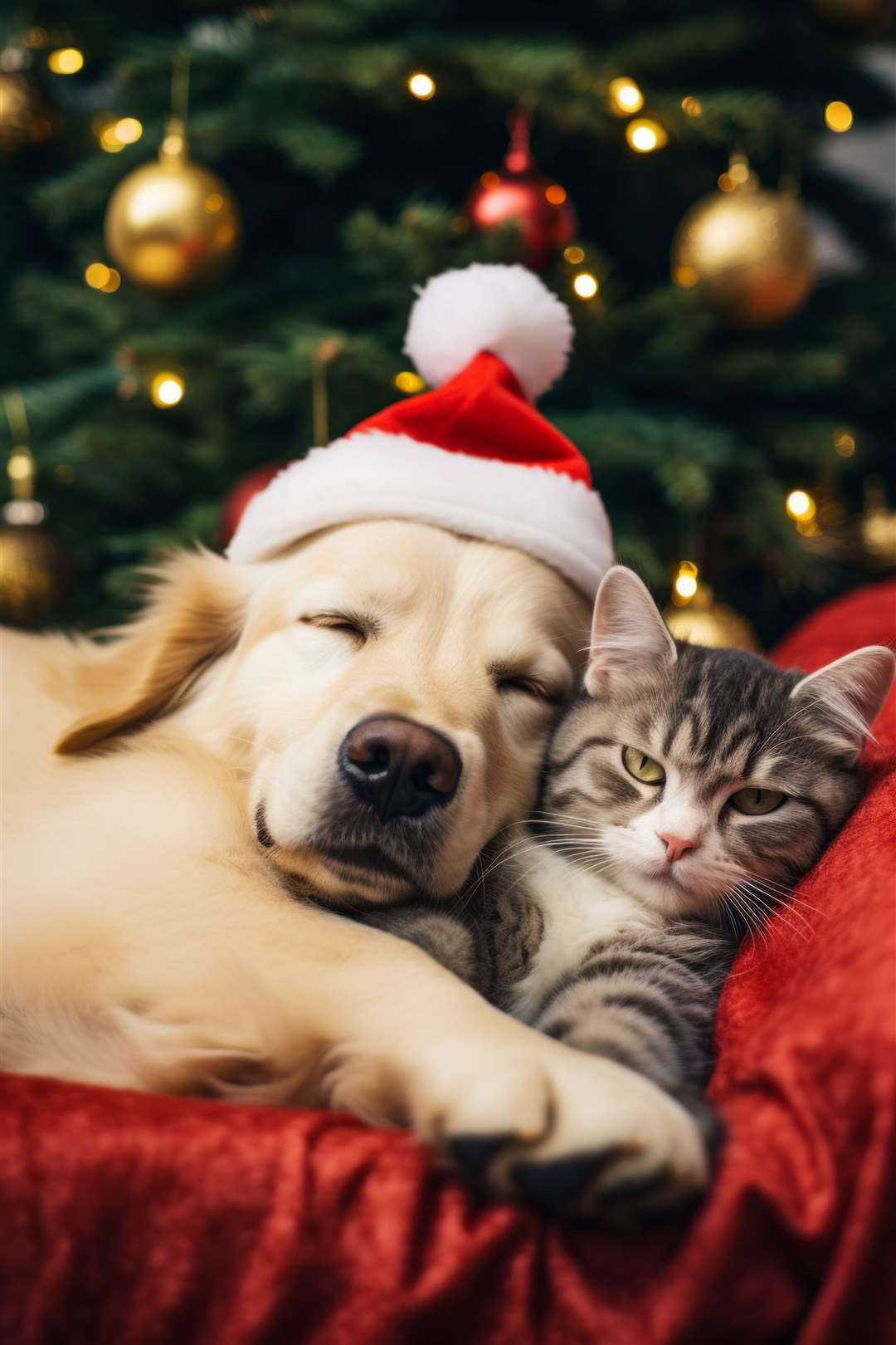 Best friends; they can have a great time over the festive period if you keep them safe.