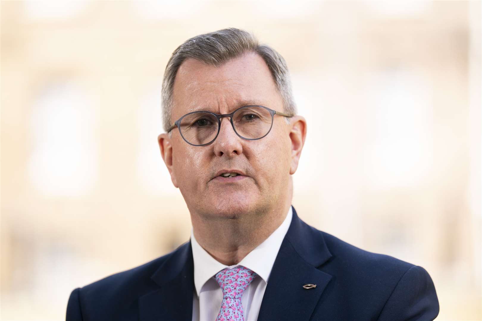 DUP leader Sir Jeffrey Donaldson has said his party will decide its next step only once the new prime minister is in office (Kirsty O’Connor/PA)