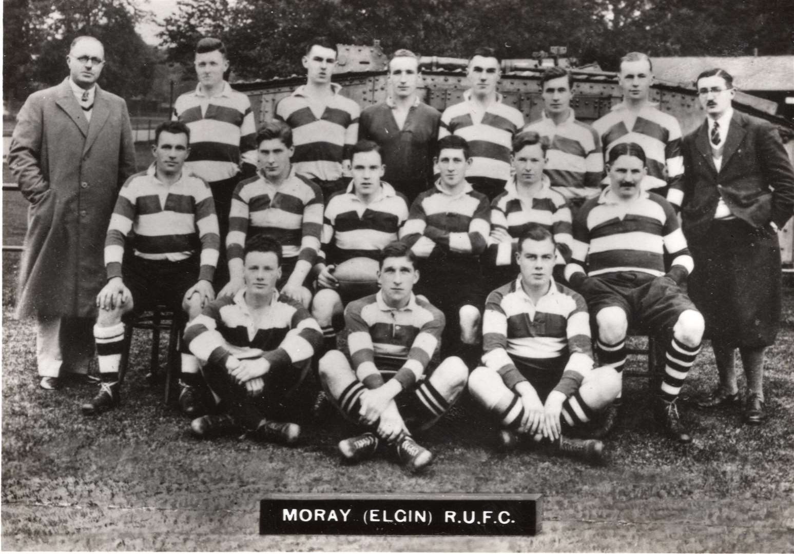 Moray Rugby Club commemorative photo