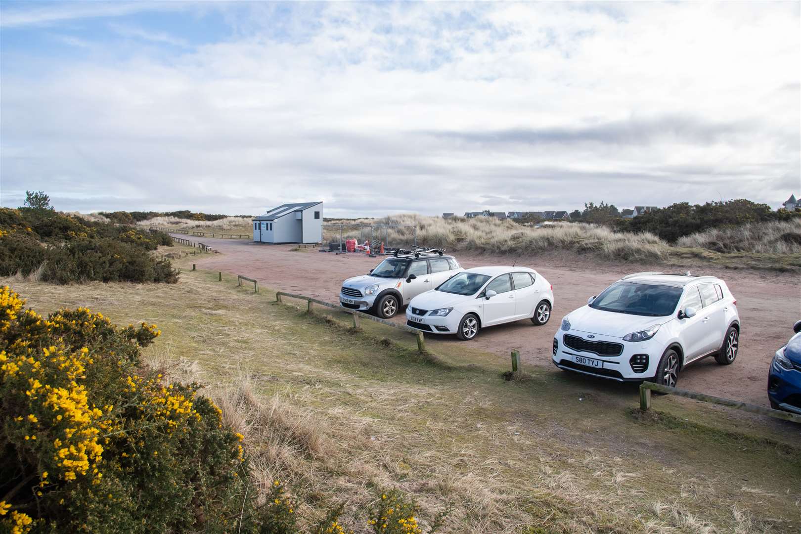 Non-Findhorn residents will be charged £1-a-day to use the west beach car park. Picture: Daniel Forsyth