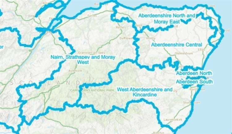 Proposals would see Moray split into two new constituences.