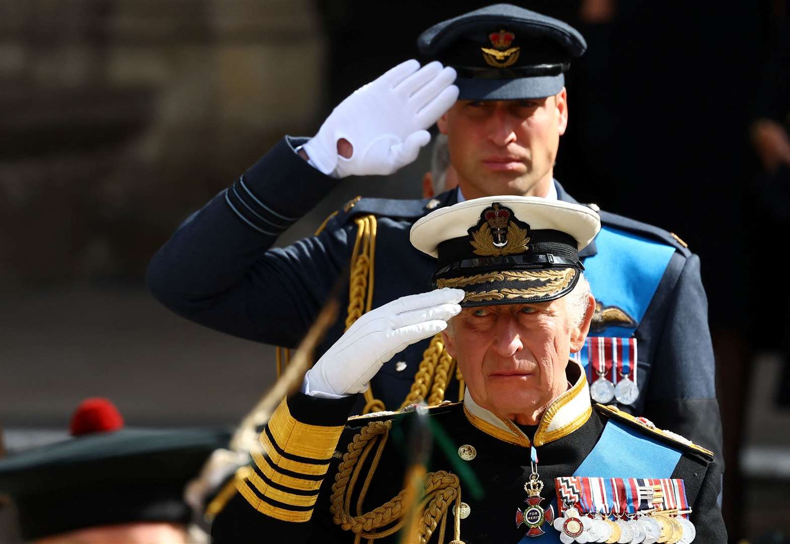 King Charles III and the Prince of Wales. Some 61% of people expect the King to do a good job, while 72% think the same of his son (Jane Barlow/PA)