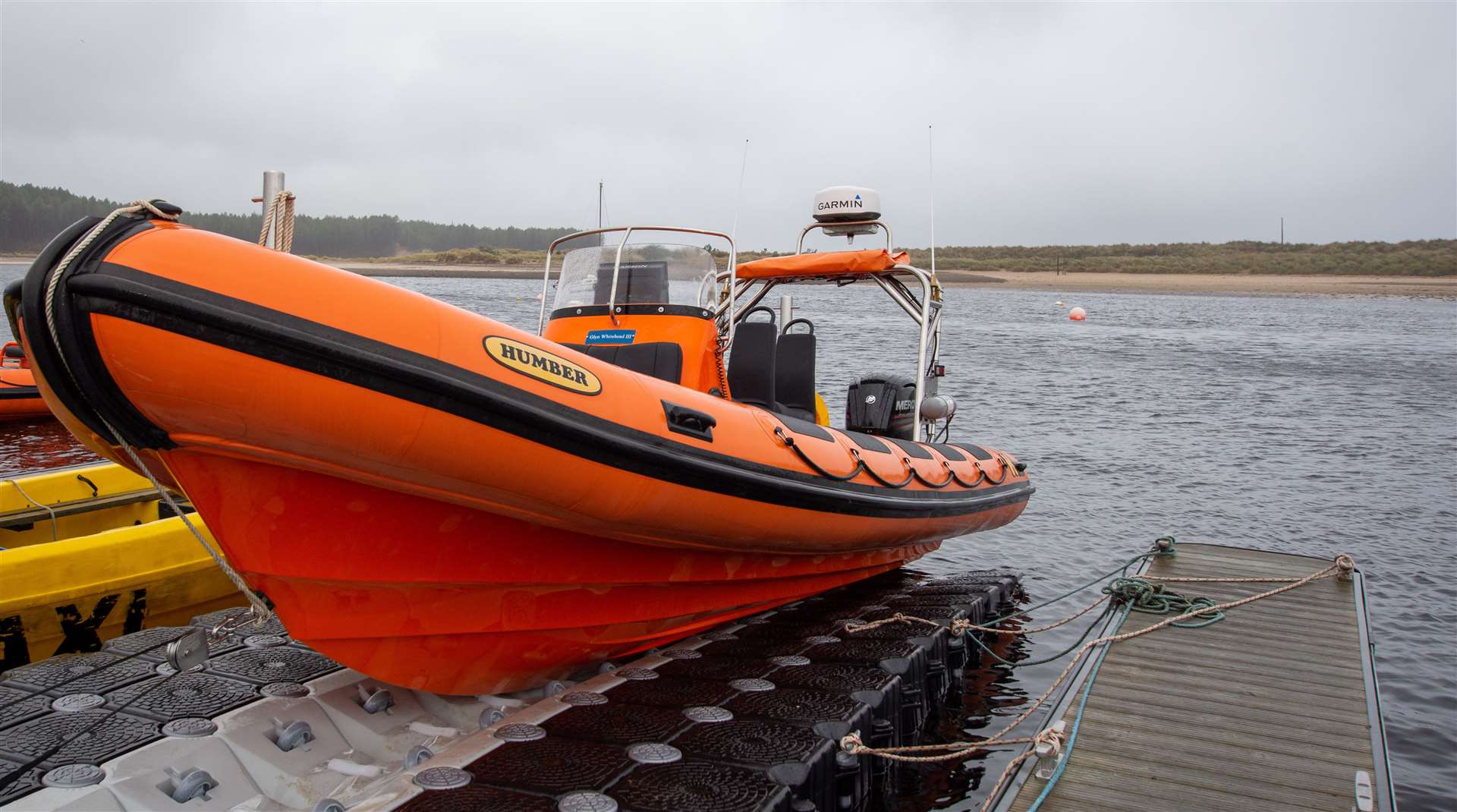 MIRO Rescue on the dry dock at Findhorn Bay. Picture by Morven Mackenzie