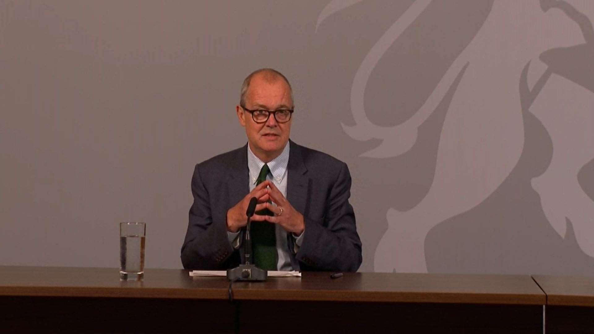 Sir Patrick Vallance gave a national briefing on Monday (PA Video)