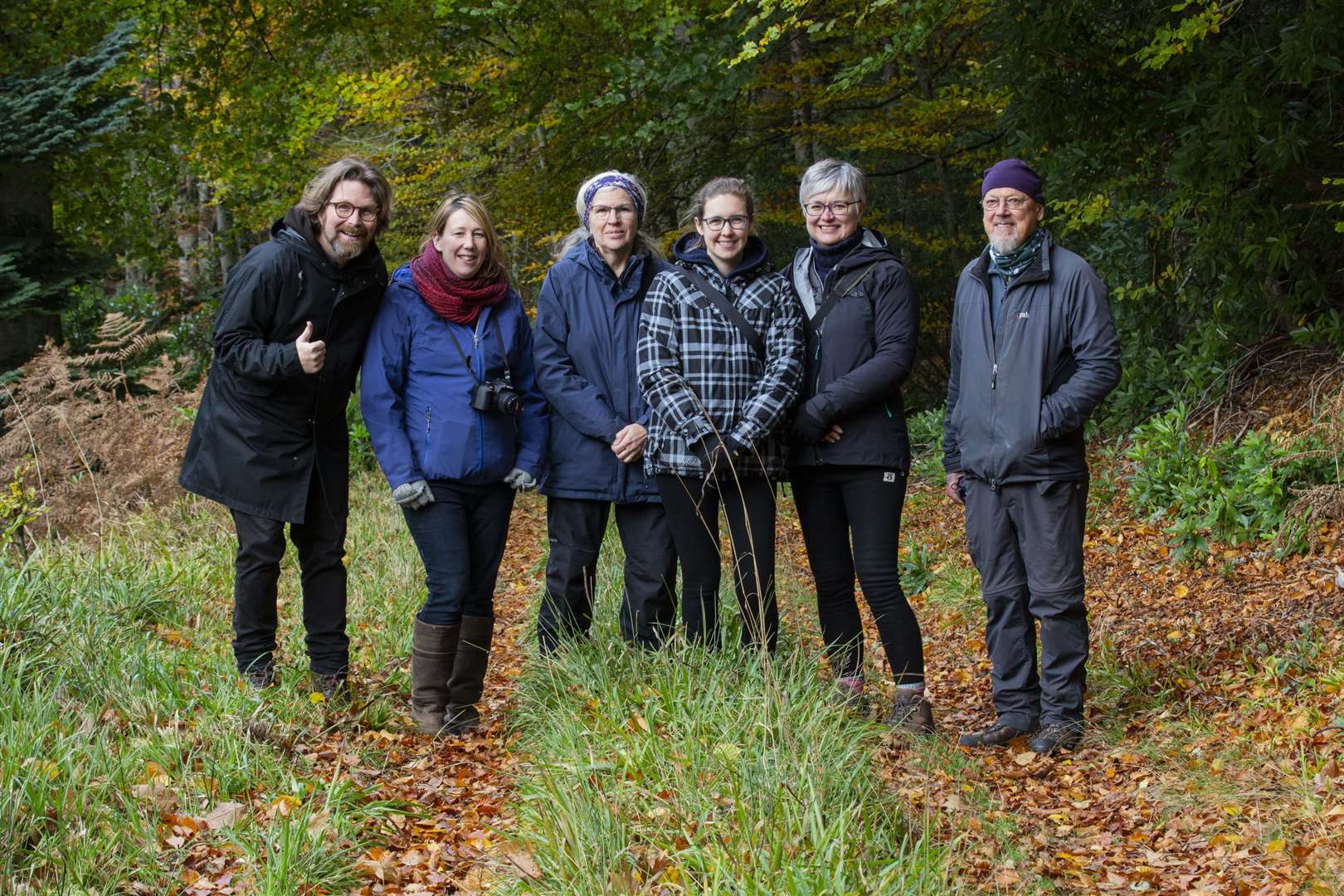 Local photographers Nick Gibbons, Becky Cathro, Joanna Taylor, Emma andWendy Menzies, Howard Davenport learning out in the field.