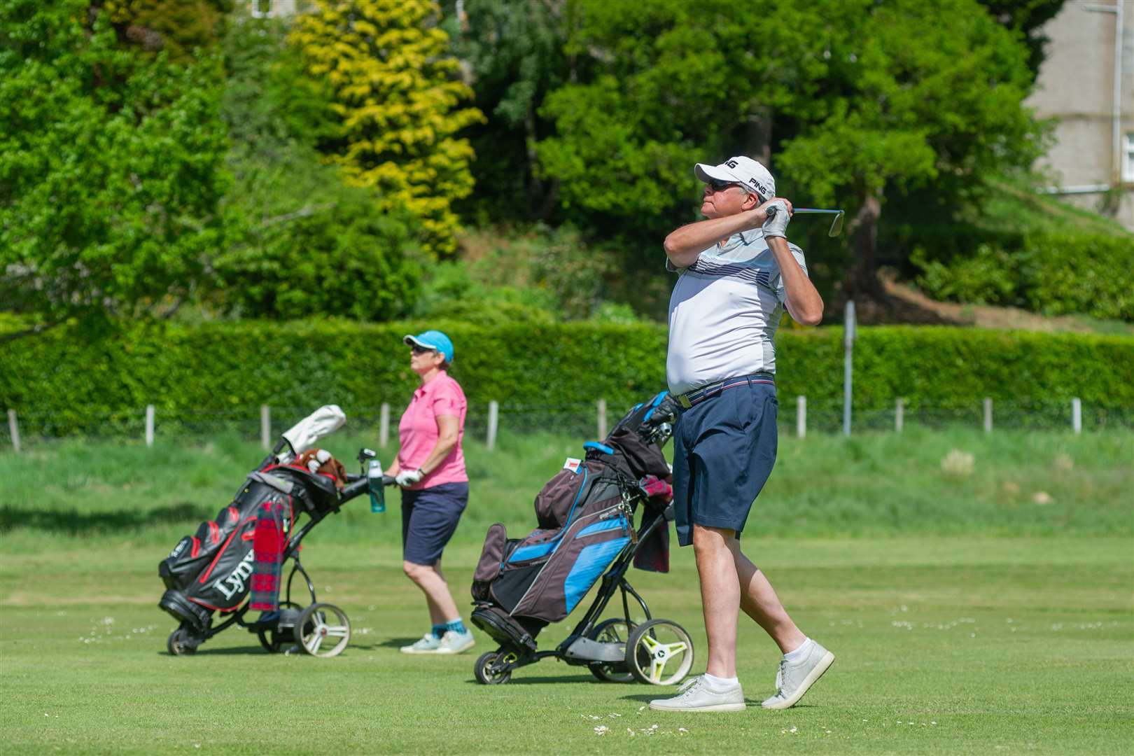More than 300 players returned to Forres Golf Club over the weekend as lockdown restrictions were eased across the country.