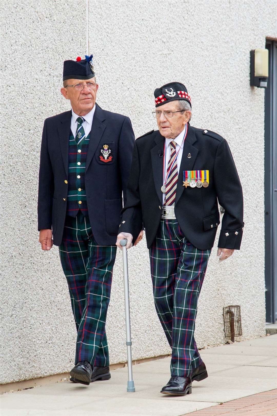 Albert (left) served in the military for over two decades. Daniel Forsyth