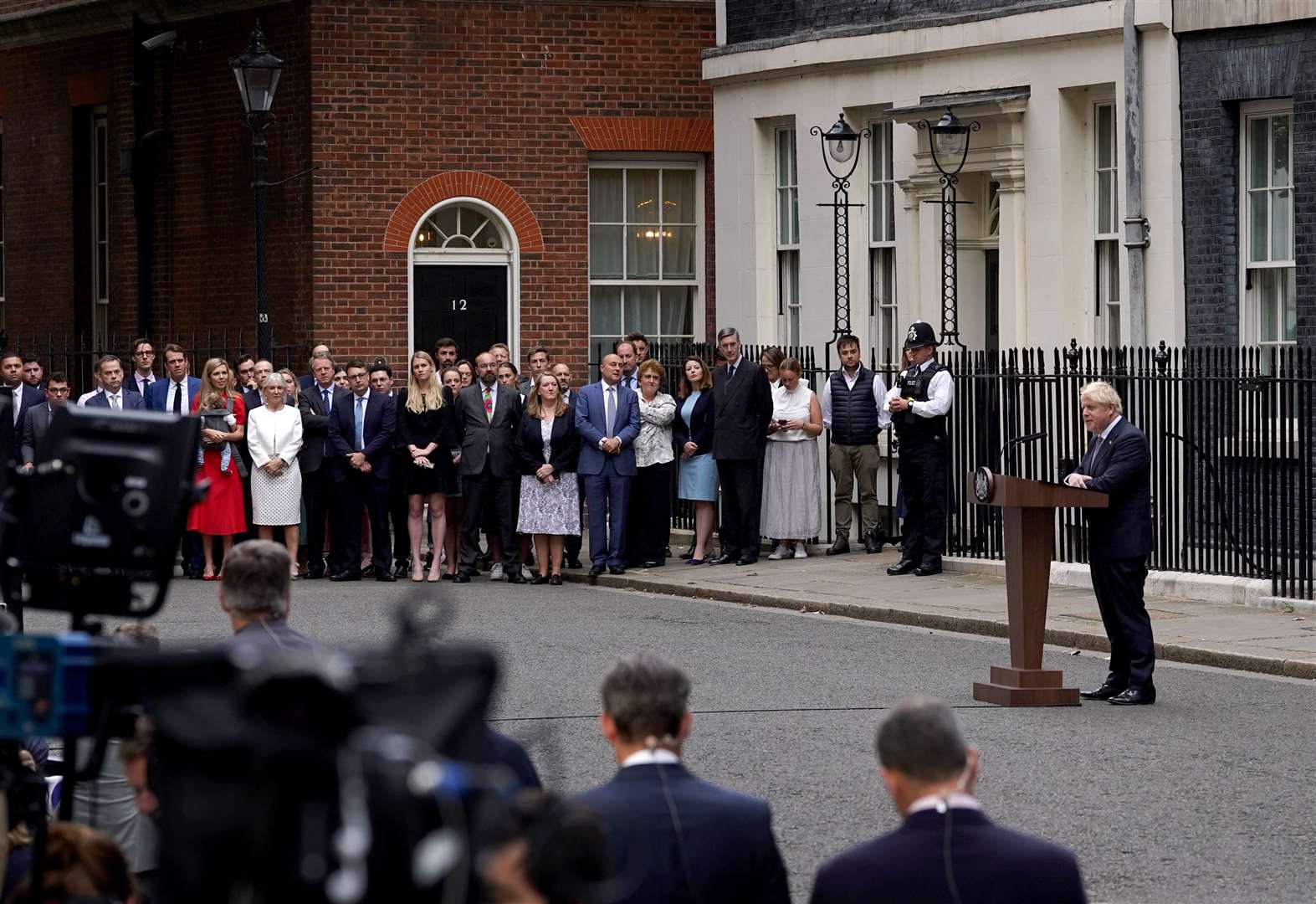 Prime Minister Boris Johnson resigned as Tory leader last week (Gareth Fuller/PA)
