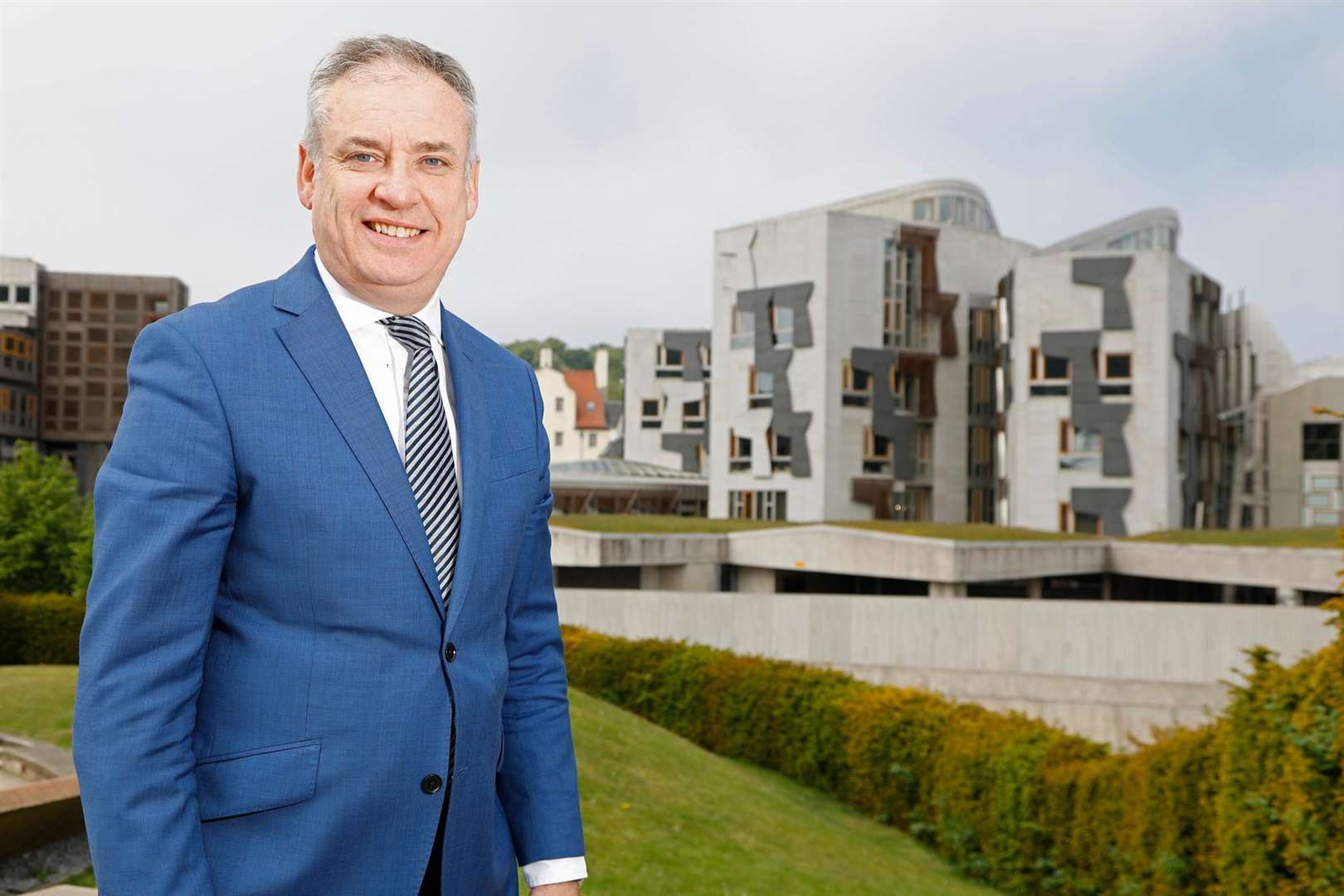 The SNP's Richard Lochhead, pictured before the lockdown.
