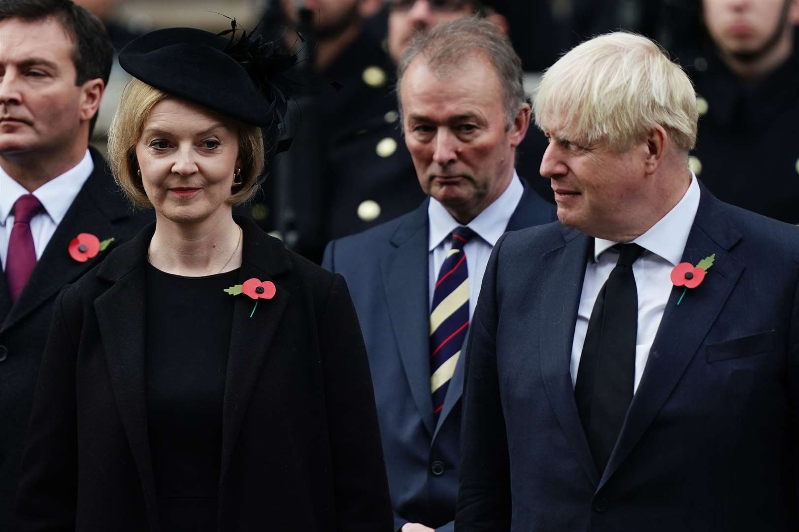 Former prime ministers Liz Truss and Boris Johnson both left No 10 last year (Aaron Chown/PA)