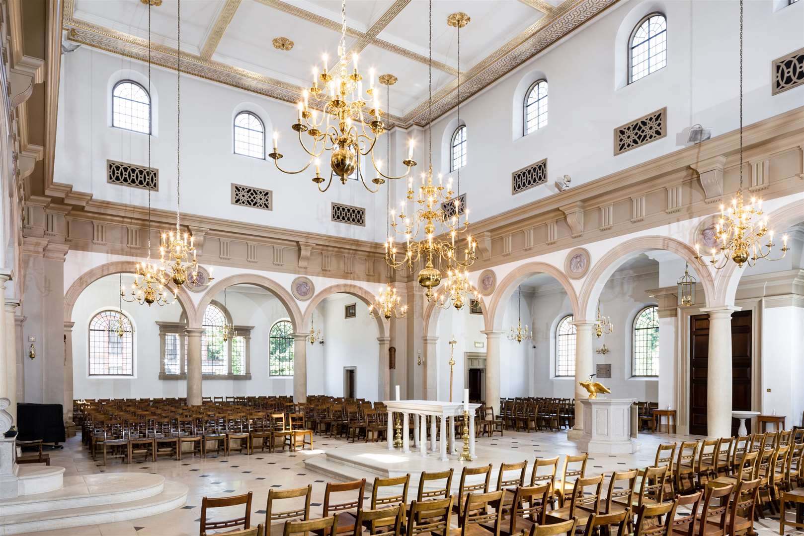 The rebuilt Brentwood Cathedral was opened in 1991 (Historic England Archive/ PA)