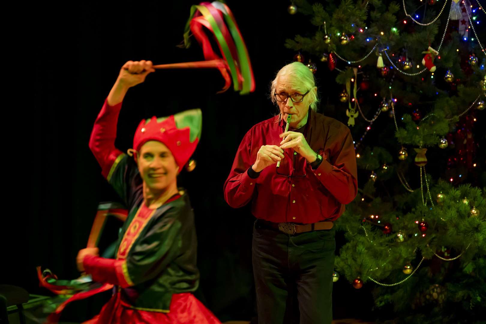 Sharon Took-Zozaya and Rory O'Connell in 'Dancing Elf'.