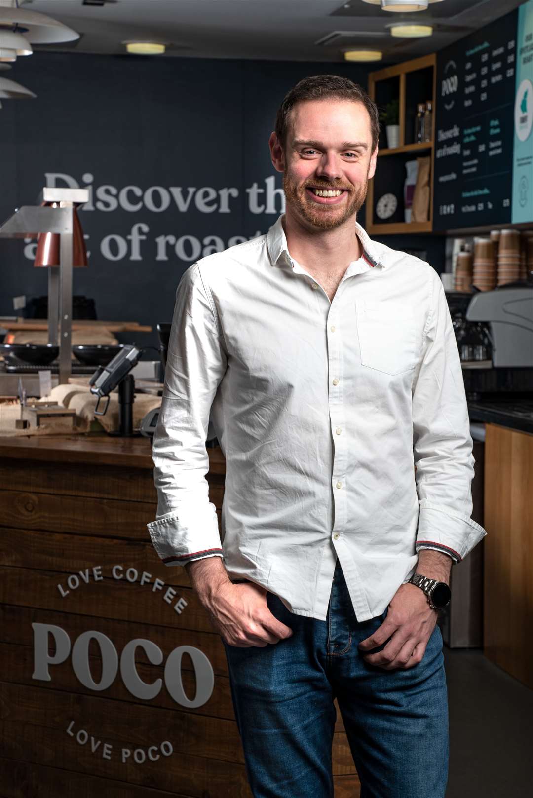 Ross McLean, founder of Poco Roast in Aberdeen.