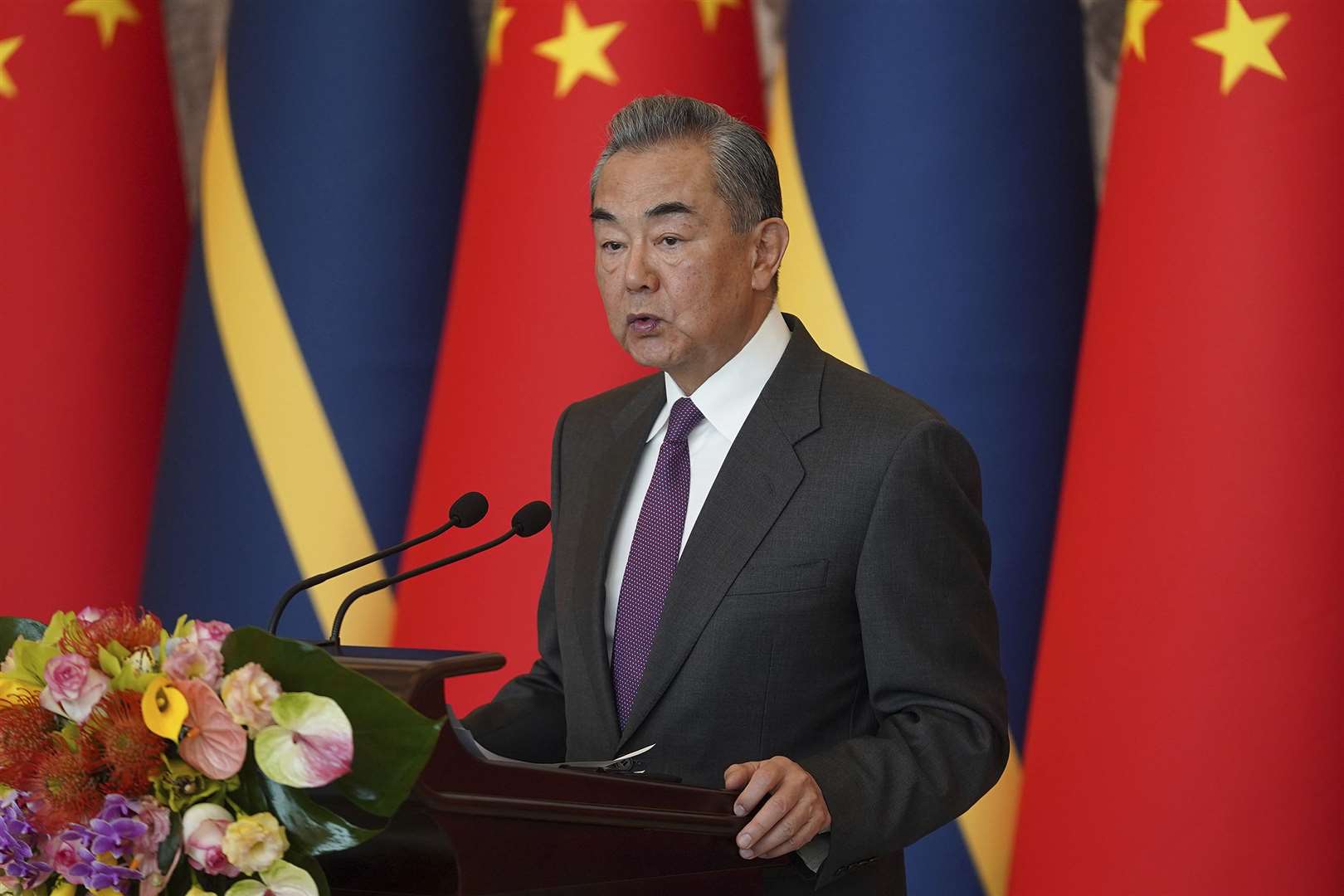 China’s foreign minister Wang Yi (Andrea Verdelli/ AP)