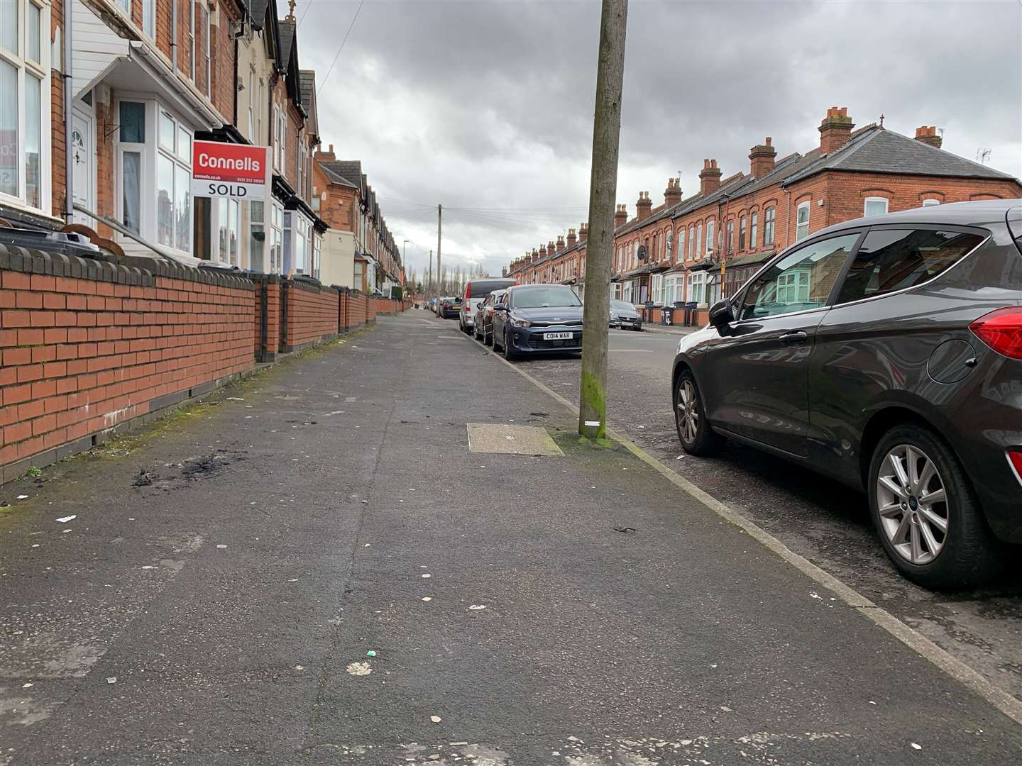 The scene in Shenstone Road, Birmingham, where the attack unfolded (Richard Vernalls/PA)