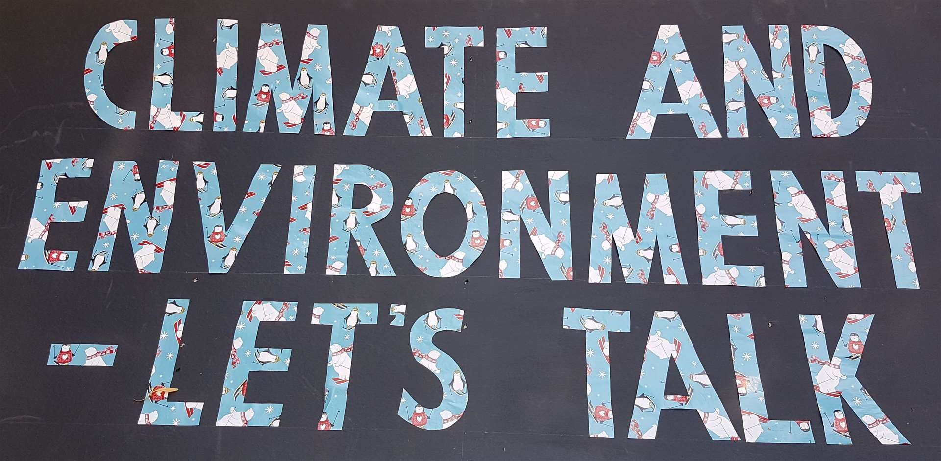 Extinction Rebellion Forres are inviting face-to-face discussion about climate change.