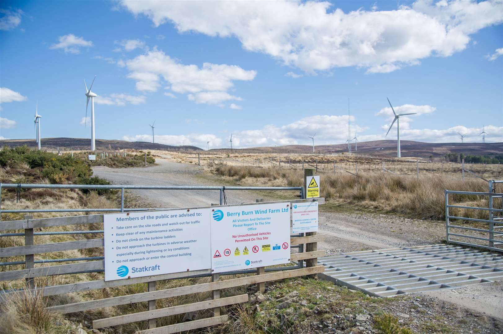 Berryburn windfarm, south of Forres...Picture: Becky Saunderson..