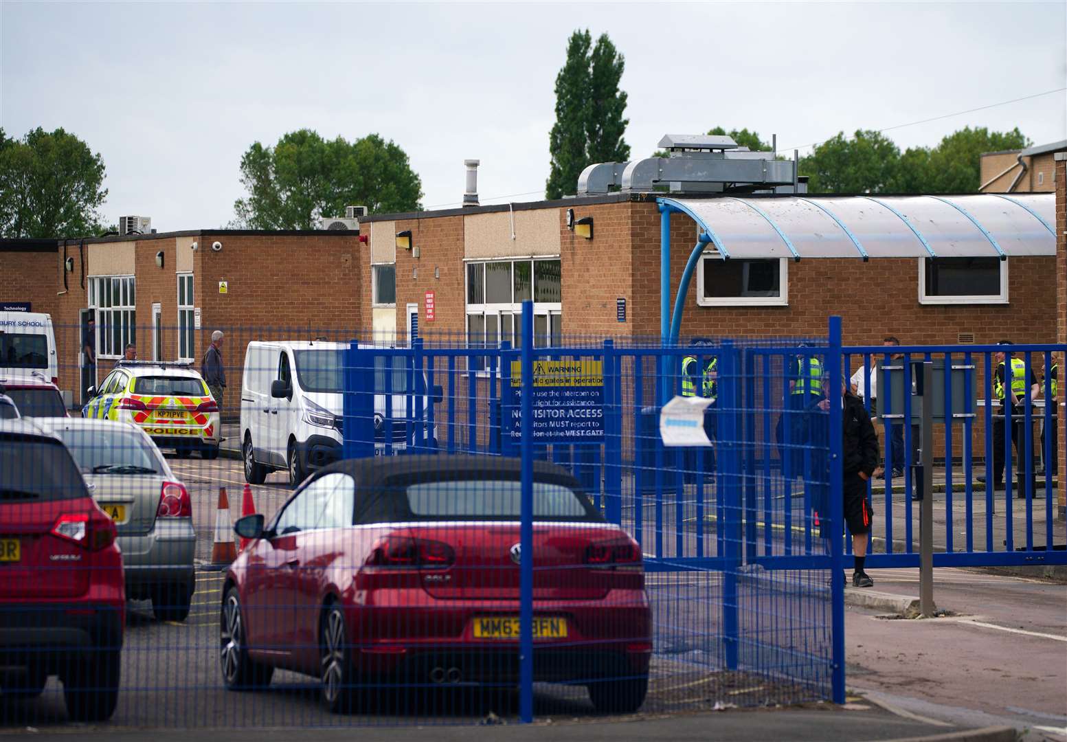 Tewkesbury Academy was put in lockdown after the stabbing (PA)