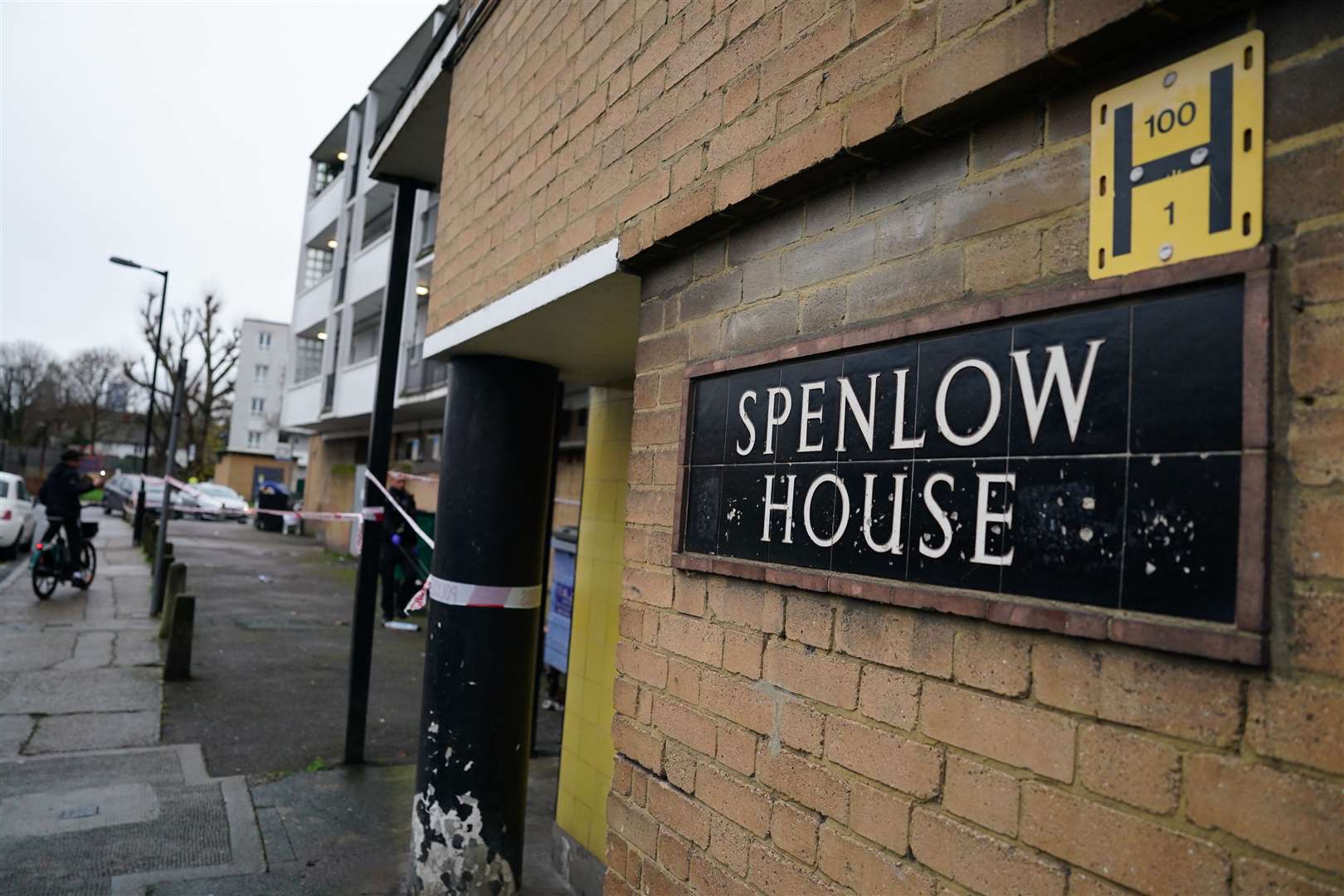 Officers attended the scene at Spenlow House in Jamaica Road shortly after 10pm (Jordan Pettitt/PA)