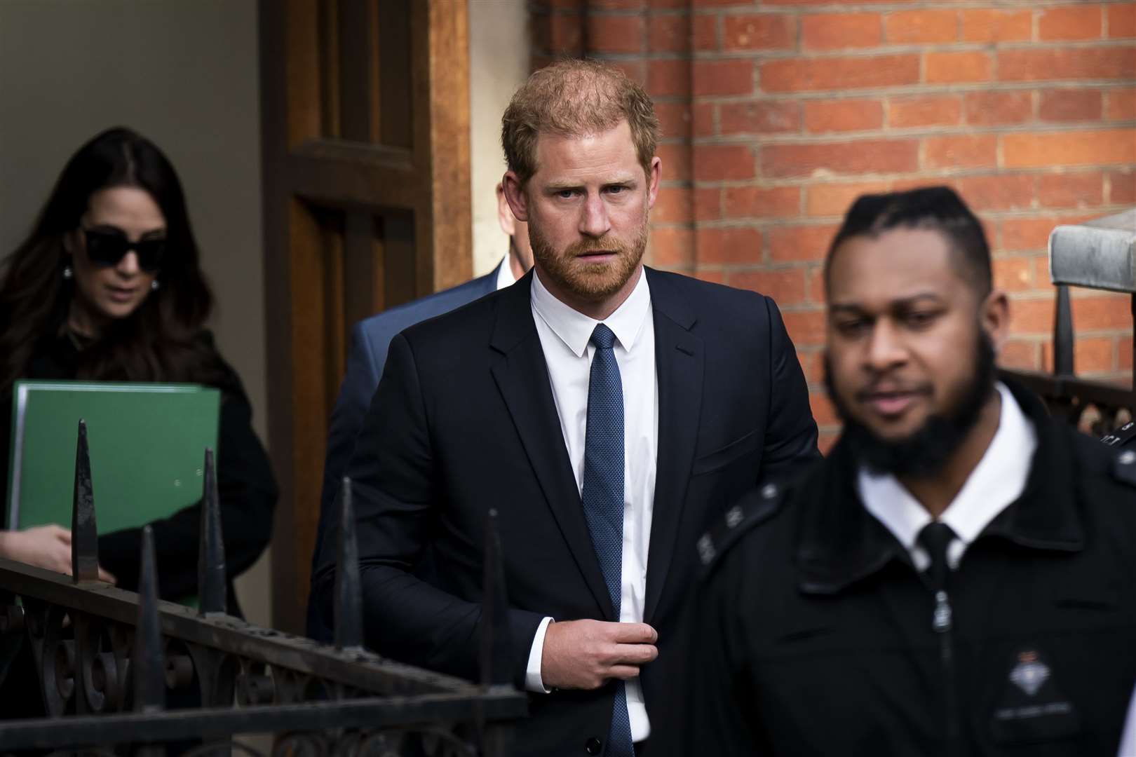 The Duke of Sussex leaves the Royal Courts Of Justice (Aaron Chown/PA)