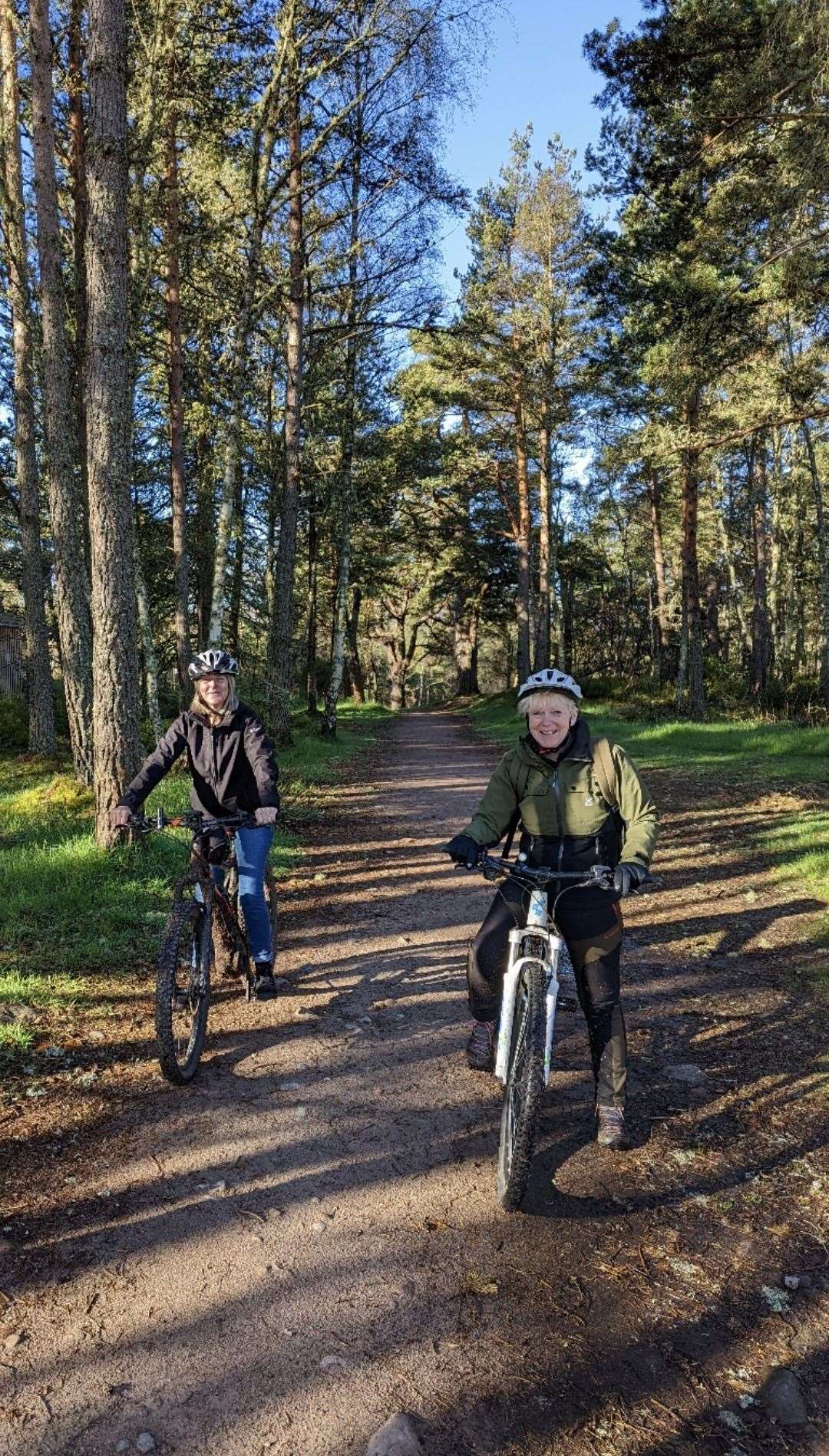 Friends Gil Nicol and Bev MacDonald are taking on the 100km Cairngorm to Coast Duathlon in aid of Highland Charity Mikeysline.