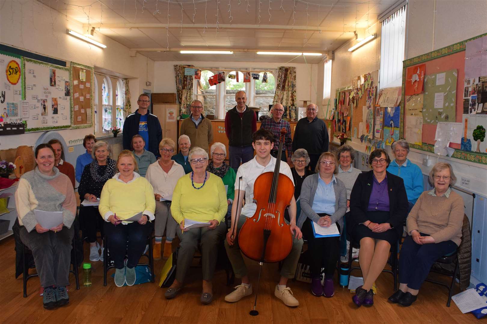 Cellist Edward Clark will perform with The Forres Chorale.