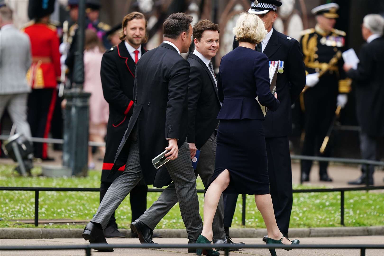 Ant McPartlin (left) and Declan Donnelly (centre) (Jane Barlow/PA)