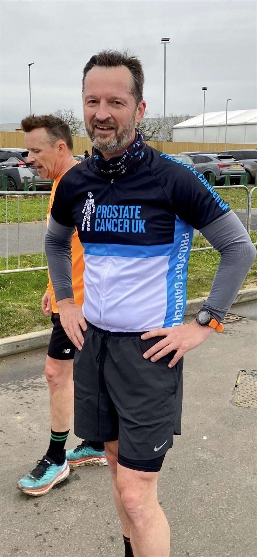 Russell Cager hopes his triathlon challenge will raise awareness of the risks of prostate cancer and encourage them to regularly check their prostate (Russell Cager)