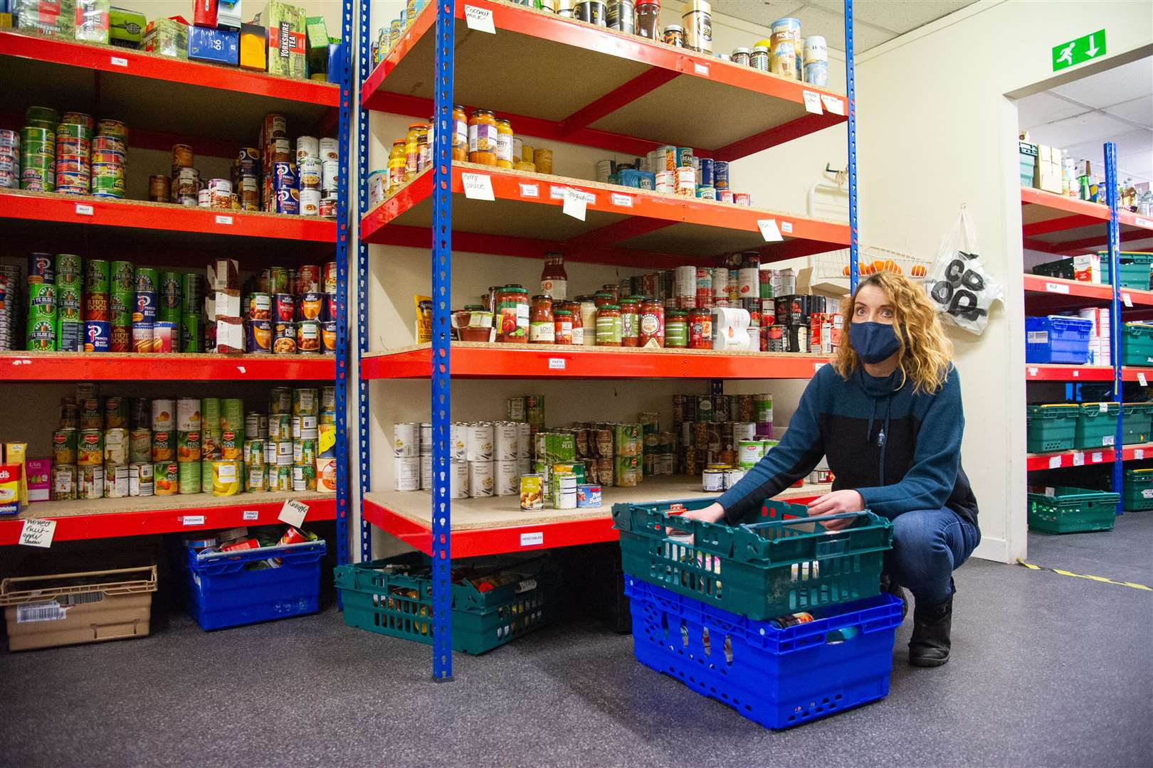 Moray Food Plus' volunteer development officer Gillian Pirie...Picture: Daniel Forsyth..