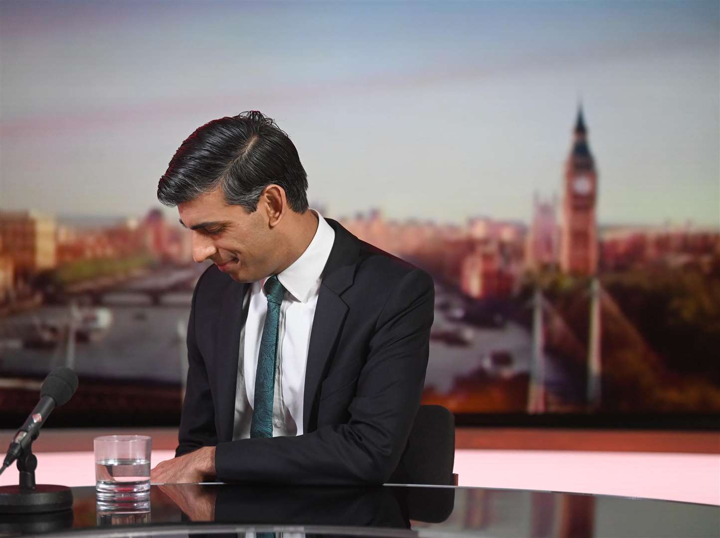 Chancellor of the Exchequer Rishi Sunak appearing on The Andrew Marr Show (Jeff Overs/BBC)