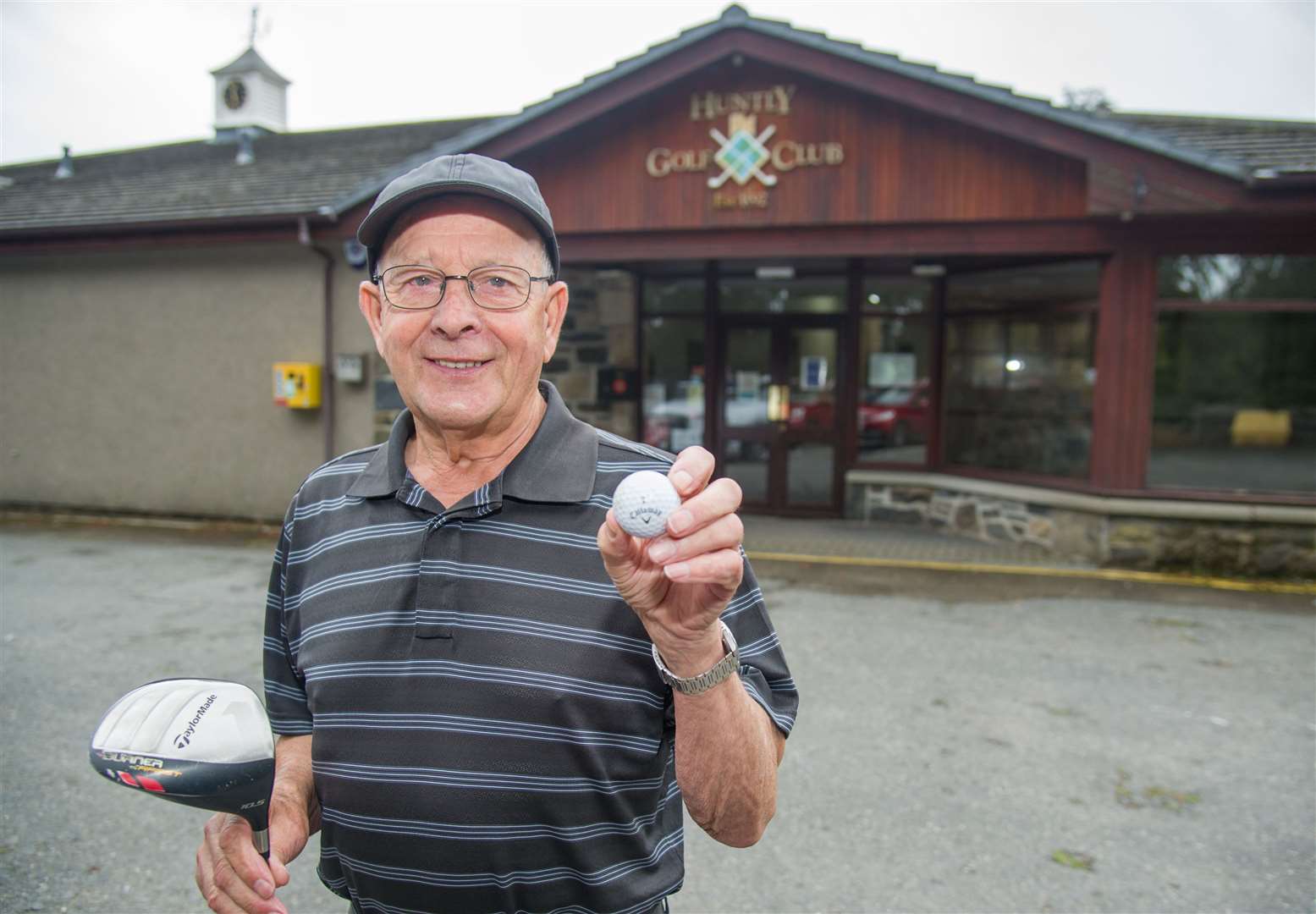 Charlie Cowe recently had a hole in one at Huntly Golf Club...Picture: Becky Saunderson..