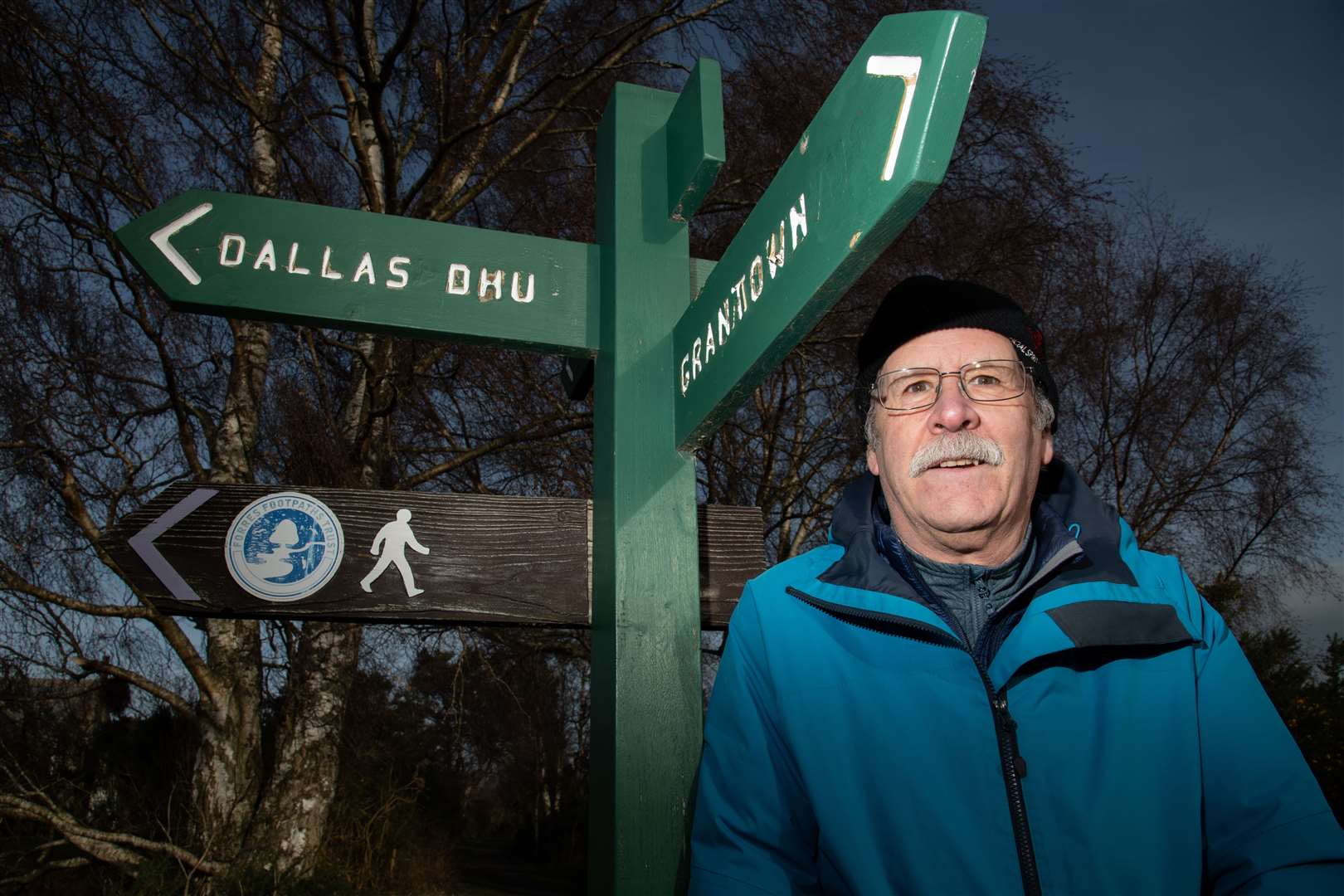 Neil Sinclair of the Dava Way Association. ..The Dava Way Association are running a Ghost Walk which will take place over the 26 miles between Grantown and Forres...Picture: Daniel Forsyth..