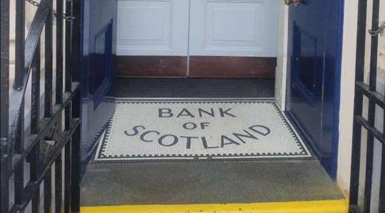 The mosiac will be one of the few reminders of the bank that no longers services Forres.