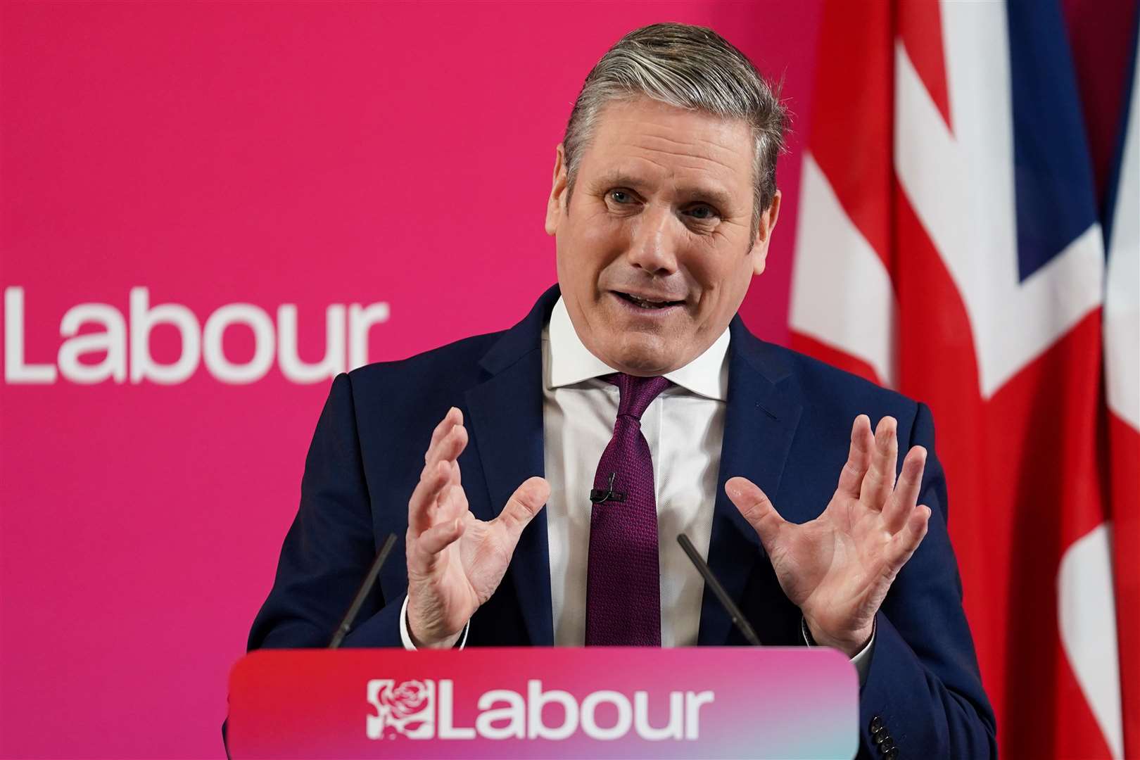 Labour leader Sir Keir Starmer is set to heap pressure on Boris Johnson in a speech on Saturday (Jacob King/PA)
