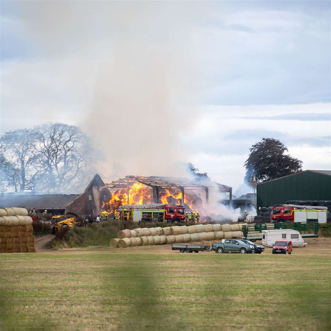Farm fire incidents have shown an increase across Scotland.